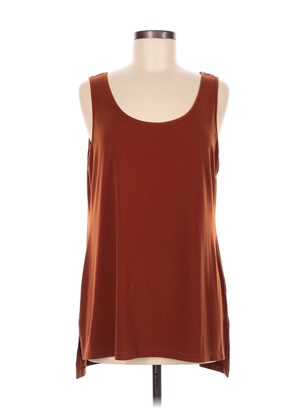Susan Graver Weekend Essentials Cool Touch Knit Tank Top Size 2X Copper